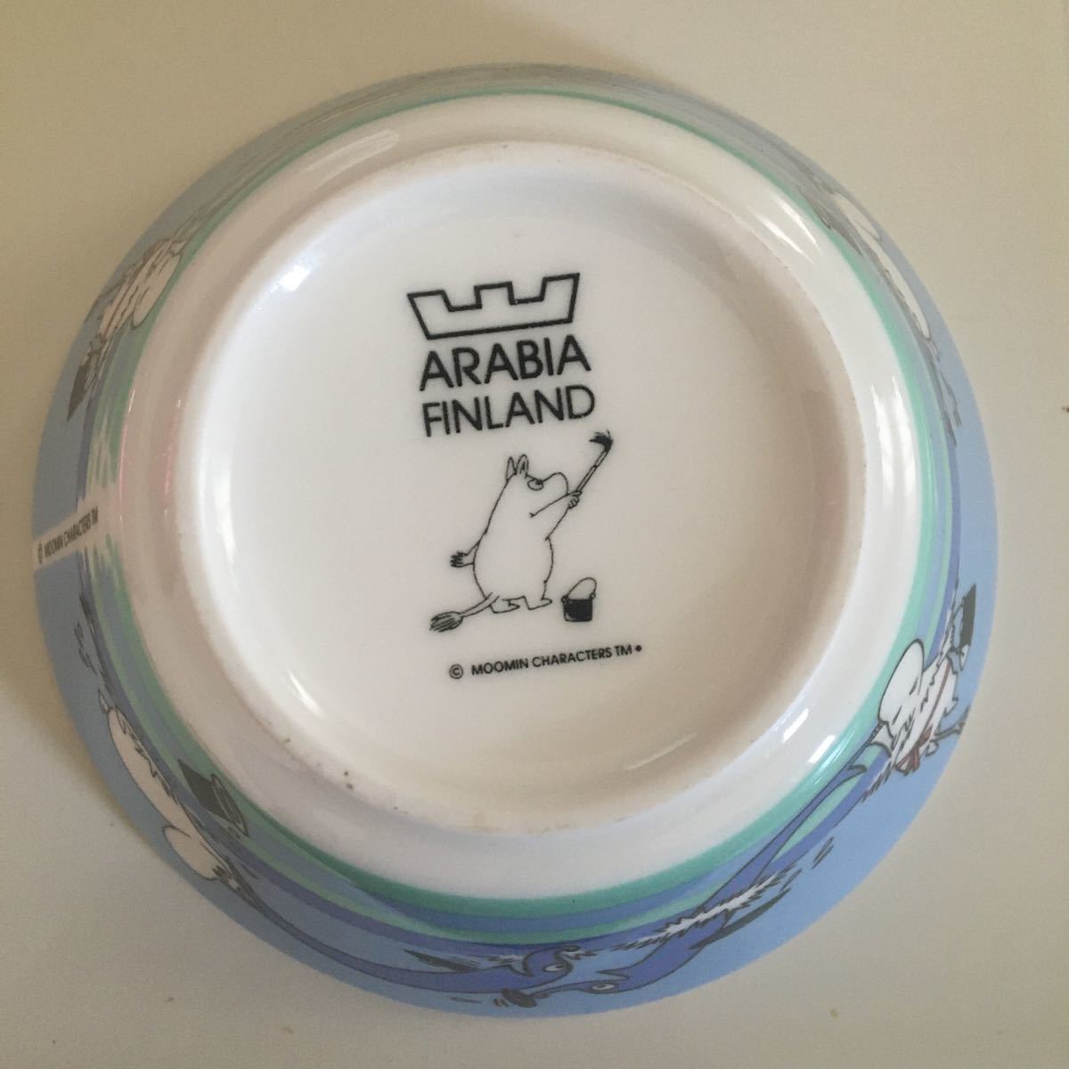 最終値下げ  コレクターに　北欧　フィンランド　旧ロゴ　アラビア　ムーミン イルカ　ボウル アラビア