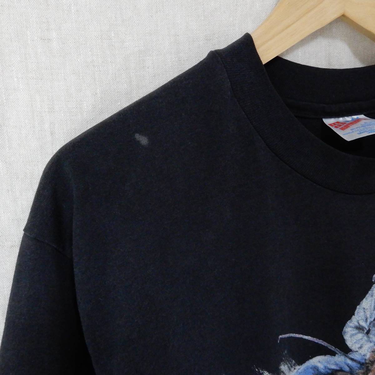 Hanes HEAVYWEIGHT T-Shirts 1990s LARGE T153 Made in USA ヘインズ ヘビーウェイト 1990年代 アメリカ製_画像7