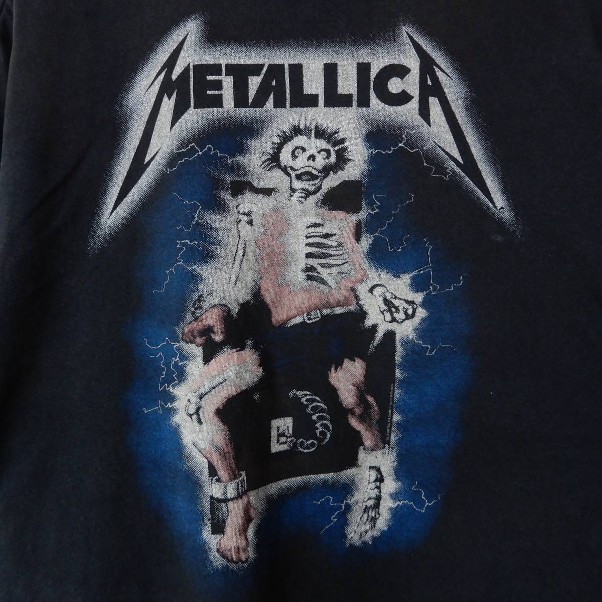 METALLICA RIDE THE LIGHTNING T-Shirts 2007 T161 メタリカ Tシャツ バンドTシャツ 2007年製 ライセンス