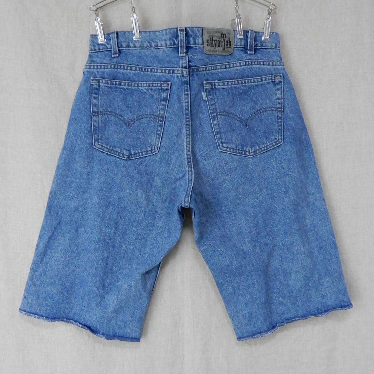 Levi's silver Tab DENIM SHORT PANTS Made in USA 1990s W34 リーバイス シルバータブ デニムショートパンツ アメリカ製 1990年代