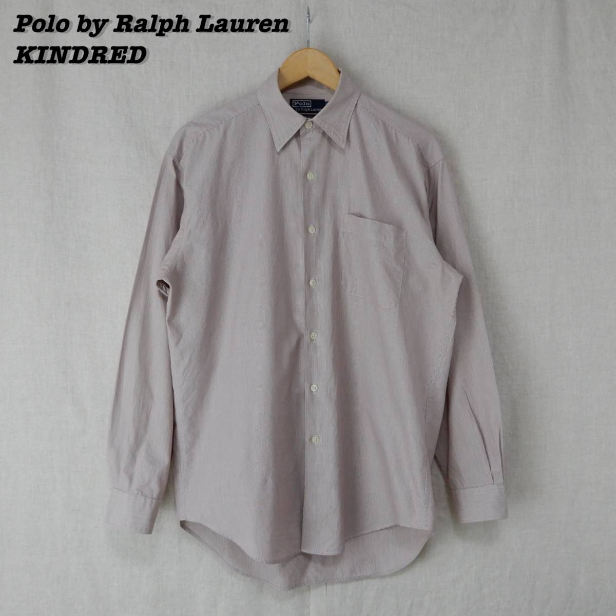 Polo by Ralph Lauren KINDRED Shirts S SHIRT23083 ポロバイラルフローレン 長袖シャツ 1990年代_画像1