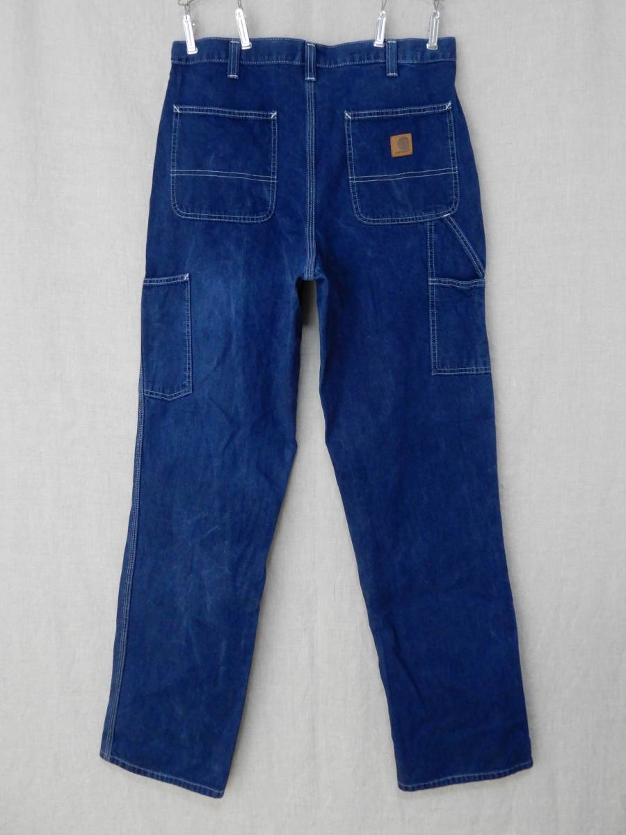 Carhartt Denim Painter Pants W34 L34 カーハート インディゴデニム ペインターパンツ_画像2