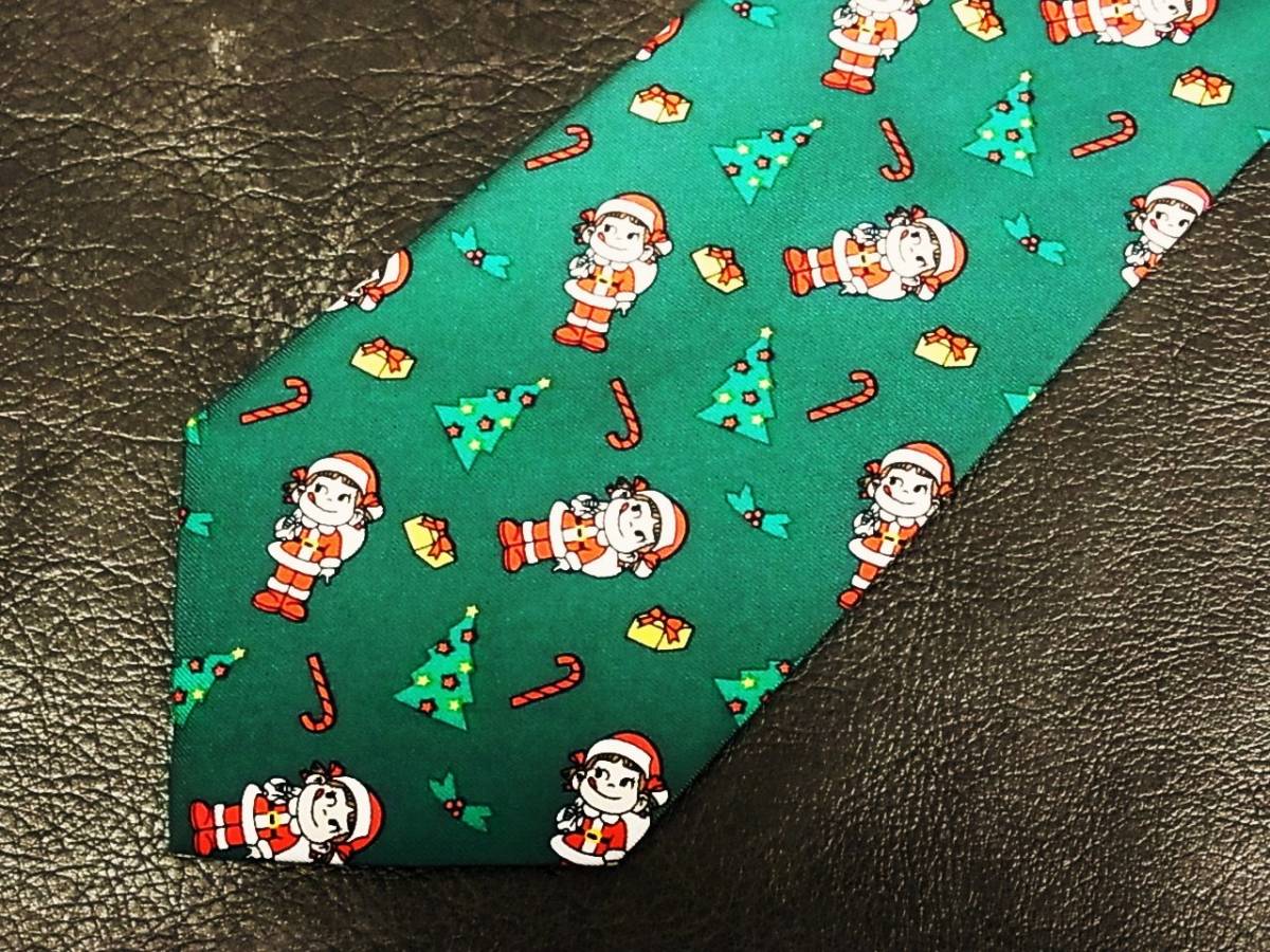 【ラッピング無料】 【セール品♪】K0524♪【超激レア!/当時物】不二家 ペコちゃん【クリスマス バージョン】ネクタイ ネクタイ一般 【ラッピング無料】 【セール品♪】K0524♪【超激レア!/当時物】不二家 ペコちゃん【クリスマス バージョン】ネクタイ ネクタイ一般