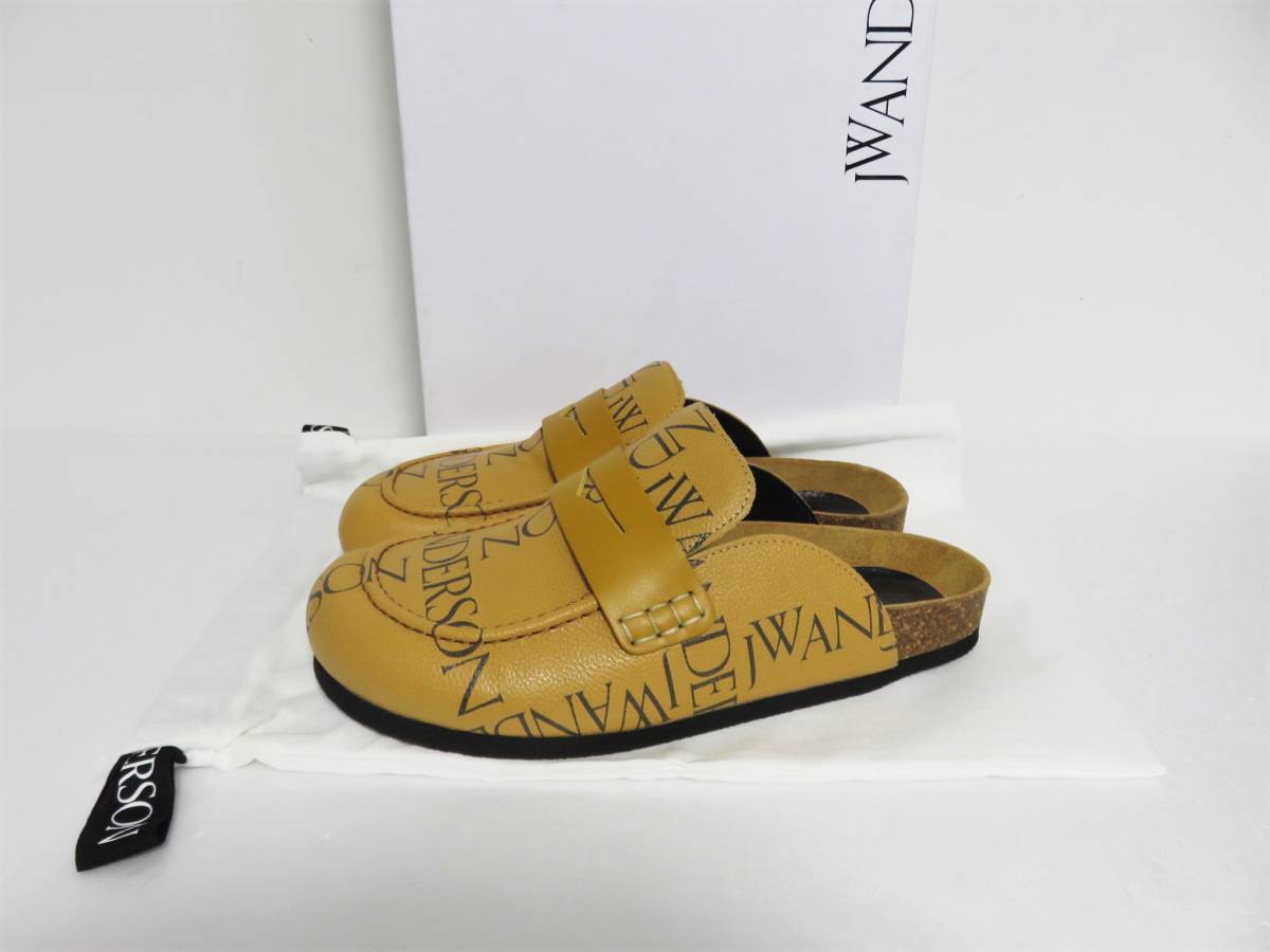 【正規販売店】 Print Logo ANDERSON JW 新品 定価6.8万 送料無料 Mules J.W. サンダル ミュール アンダーソン 37 23.5cm 【正規販売店】 Print Logo ANDERSON JW 新品 定価6.8万 送料無料 Mules J.W. サンダル ミュール アンダーソン 37 23.5cm