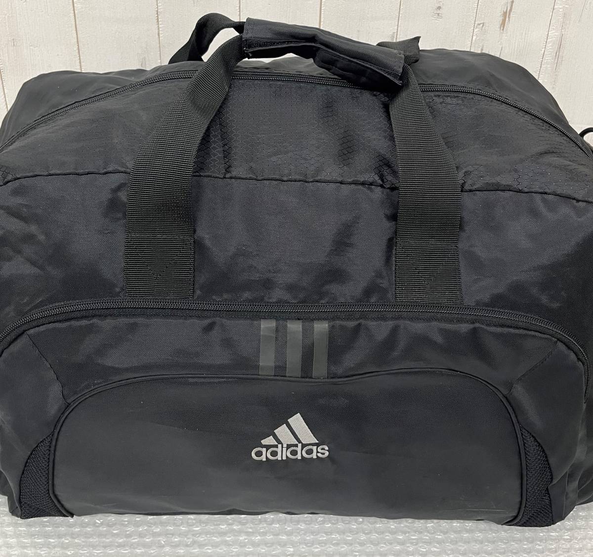 ADIDAS Adidas * большая вместимость спорт сумка * ручная сумочка тренировка легкий * черный * часть . движение путешествие .. путешествие место хранения путешествие 