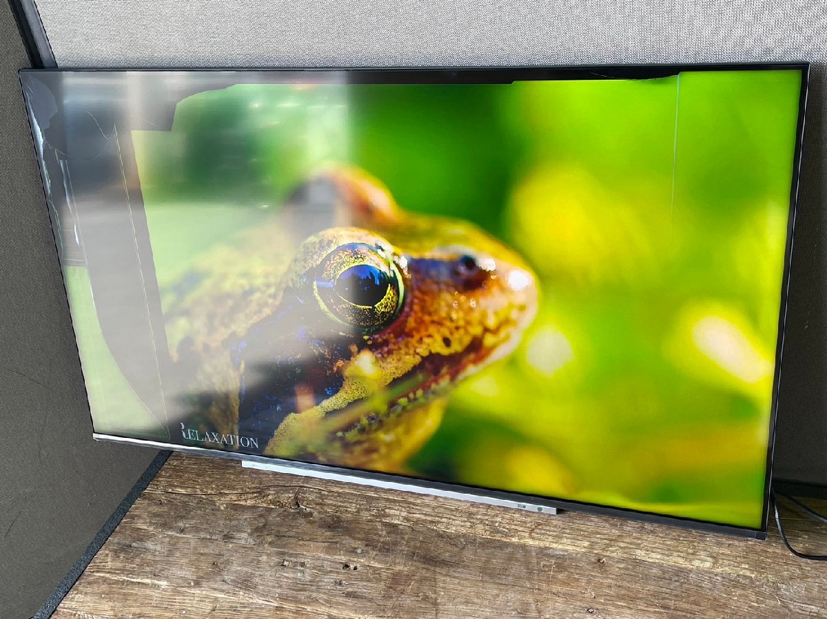 東芝 REGZA レグザ 4K液晶テレビ 50M540X 50インチ 画面割れジャンク品