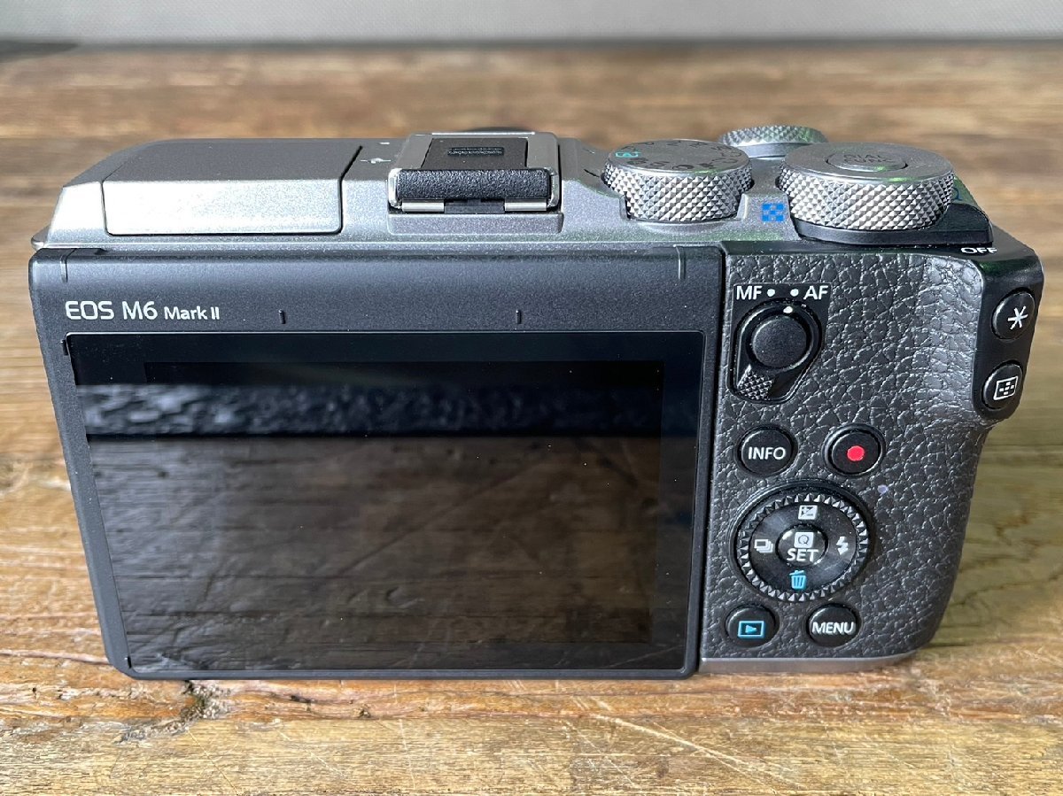 Canon キャノン ミラーレス一眼カメラ EOS M6 Mark II ダブルズーム