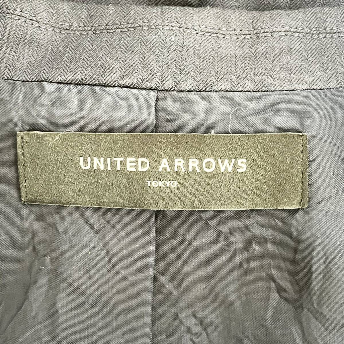 ★ UNITED ARROWS TOKYO ユナイテッドアローズ トウキョウ ★ 日本製 きれいめ ジャケット バック スリーブ スリット オフィス 40 /HH5031_画像5