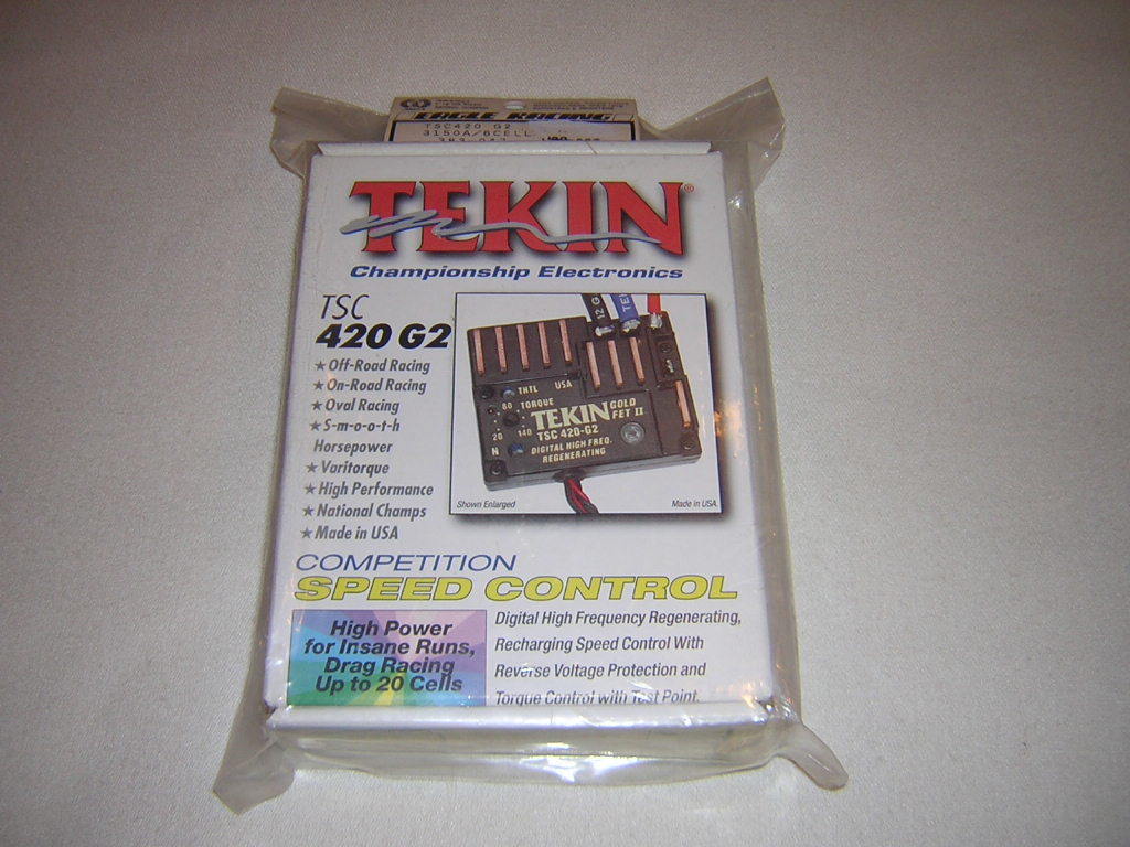 未開封新品！TEKIN テキン　TSC 420 G2　ブラシモーター用 アンプ　ブラシアンプ　ヴィンテージ　模型店倉庫品　定価32800円_画像1