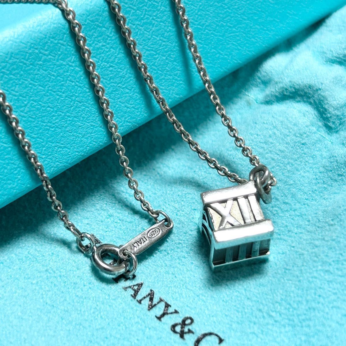 TIFFANY&Co ティファニー　アトラス　キューブ　ネックレス　ペンダント　シルバー　Tiffany サイコロ　ユニセックス