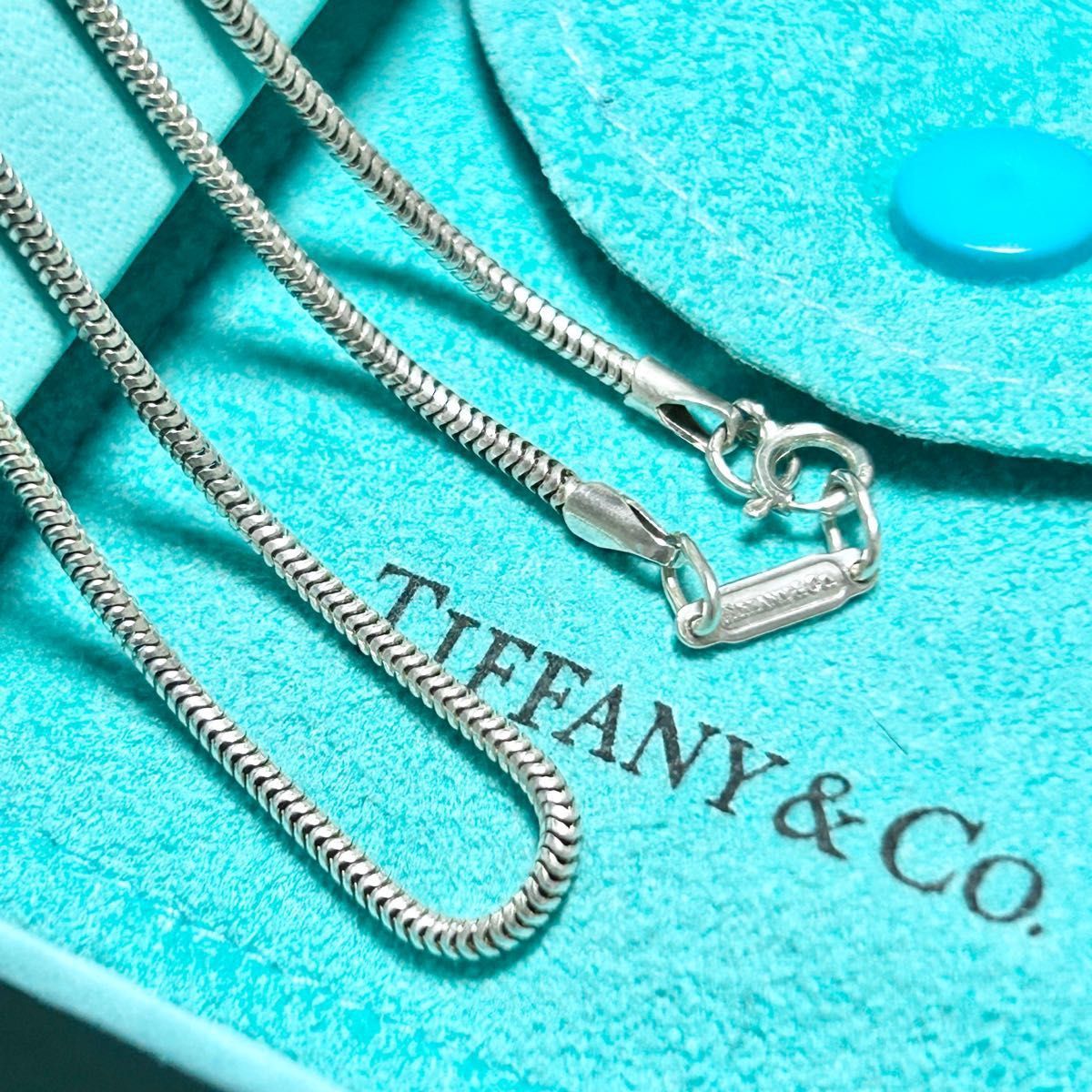 Tiffany&Co.ティファニースネークチェーンネックレス-