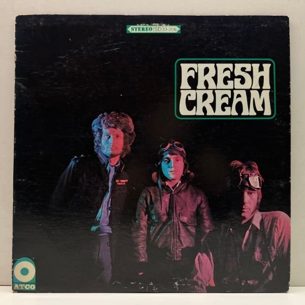 美盤!! US初期プレス CREAM Fresh Cream (ATCO SD 33-206) フレッシュ・クリーム 米盤 Eric Clapton, Jack Bruce, Ginger Baker_画像1