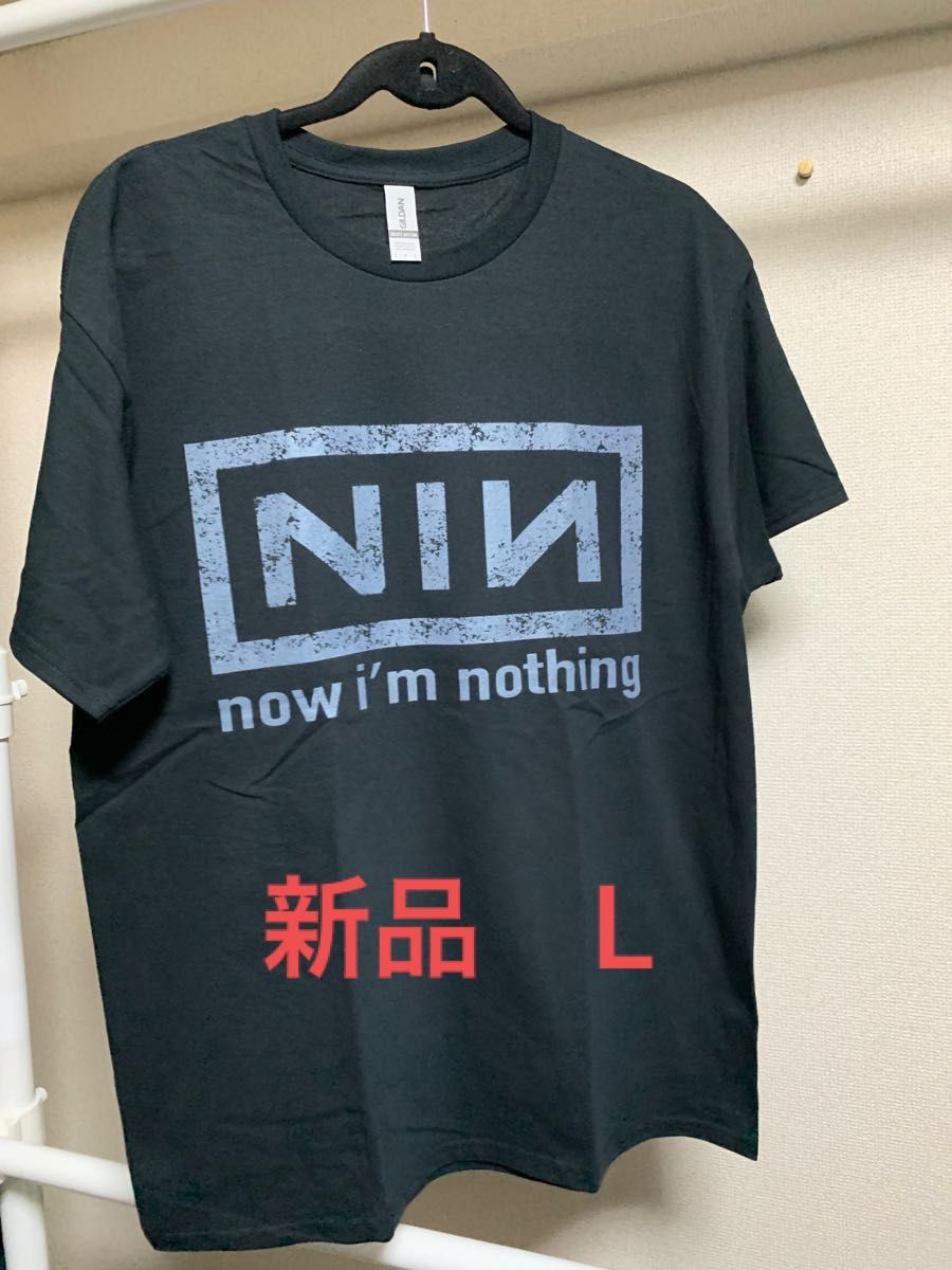 新品 NINE INCH NAILS Tシャツ Lサイズ ブラック　ナインインチネイルズ 