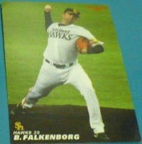 2010カルビープロ野球チップスカード第2弾162ファルケンボーグ(福岡ソフトバンクホークス) ベースボールトレカの画像1