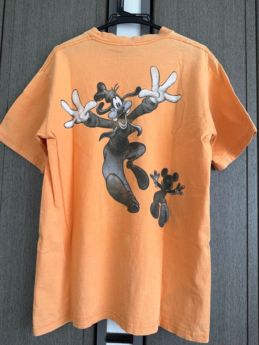 SHERRYS Tシャツ　オレンジ　ビンテージ　ディズニー Made in USA