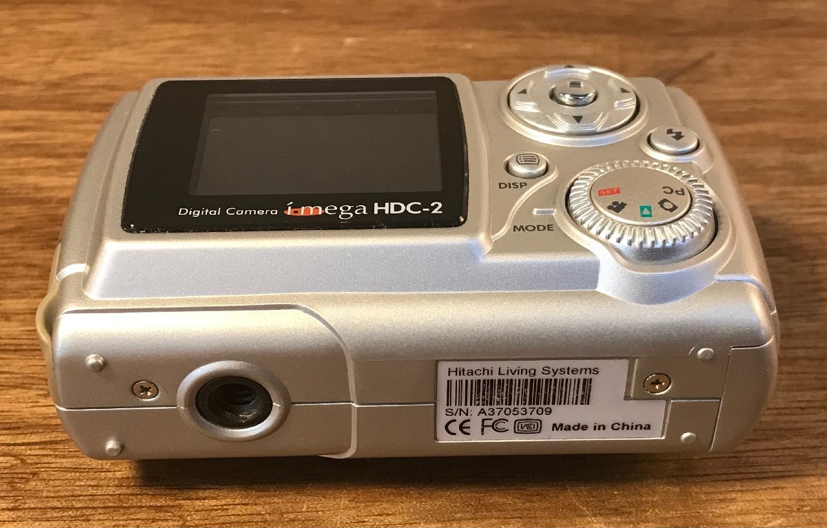 SS-404# free shipping #Hitachi i.mega HDC-2 2.0 MEGA PIXELS compact digital camera 124g* junk treatment /.AT.
