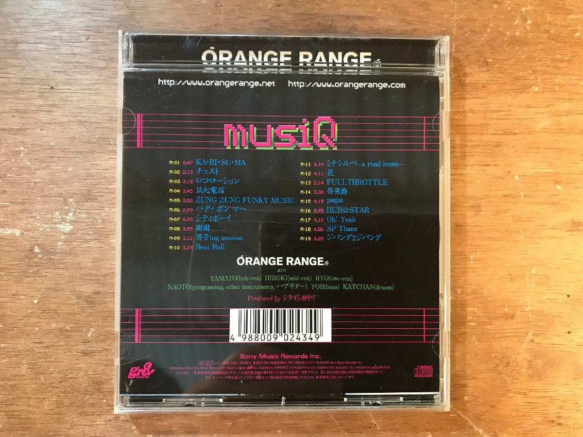 DD-9723 ■送料無料■ オレンジレンジ 2cd ALBUM musiQ ポップ ロック ヒップホップ テクノポップ J-POP CD 音楽 MUSIC /くKOら_画像2