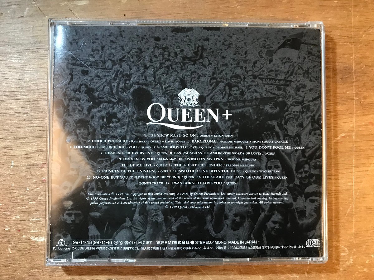 DD-9791 ■送料無料■ QUEEN+ GREATEST HITS クィーン ヘヴィメタル ハードロック ポップ プログレッシブ CD 音楽 MUSIC /くKOら_画像2