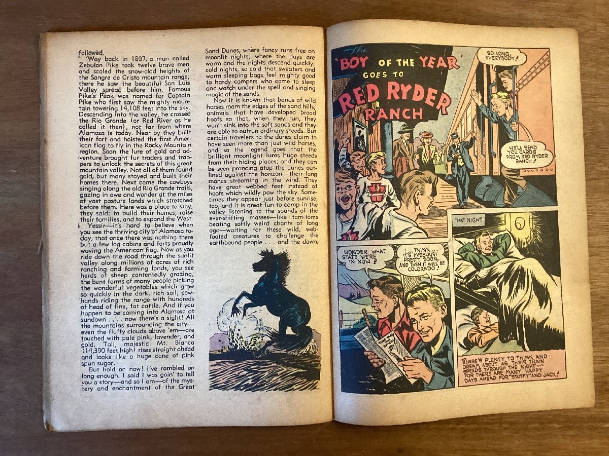 BB-5453 ■送料無料■ RED RYDER Comics 英語版 本 漫画 アニメ 海外 全カラー 古本 冊子 古書 印刷物 ●ページ汚れ有り /くOKら_画像8