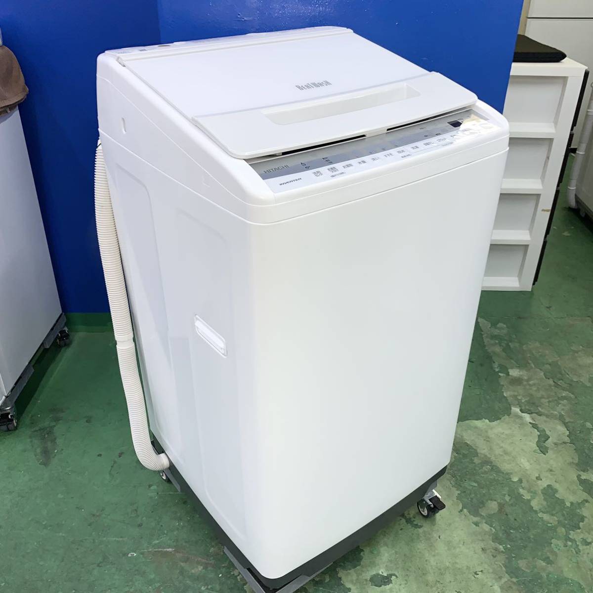 ◇HITACHI◇全自動洗濯機 2021年7kg 美品 大阪市近郊配送無料 | inmano