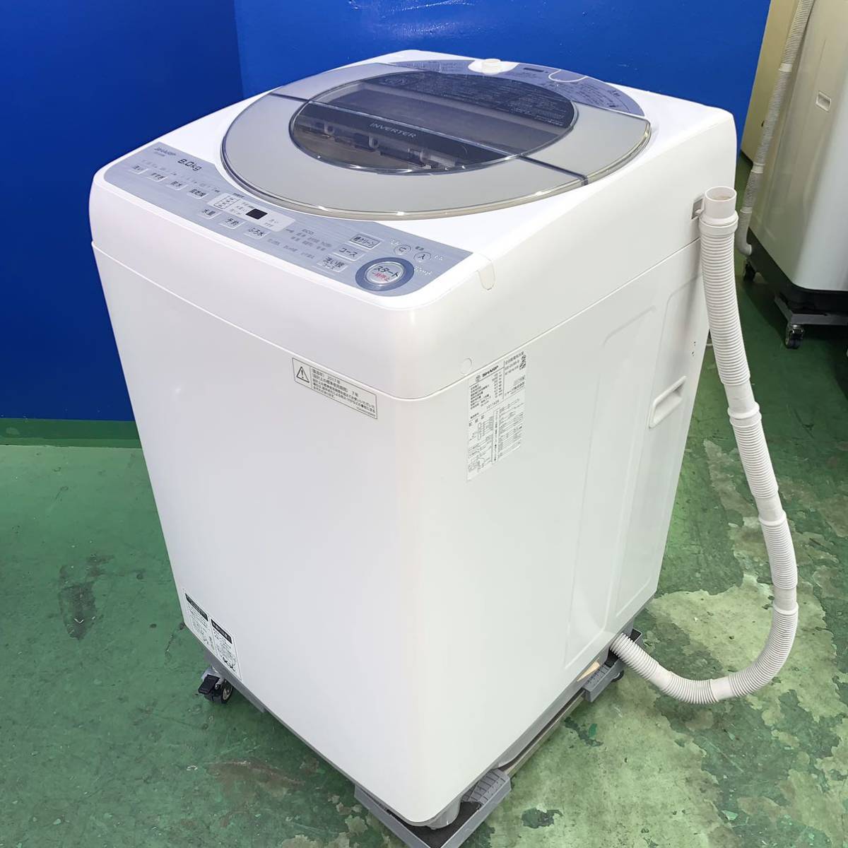 ⭐️SHARP⭐️全自動洗濯機 2017年8kg 大阪市近郊配送無料-