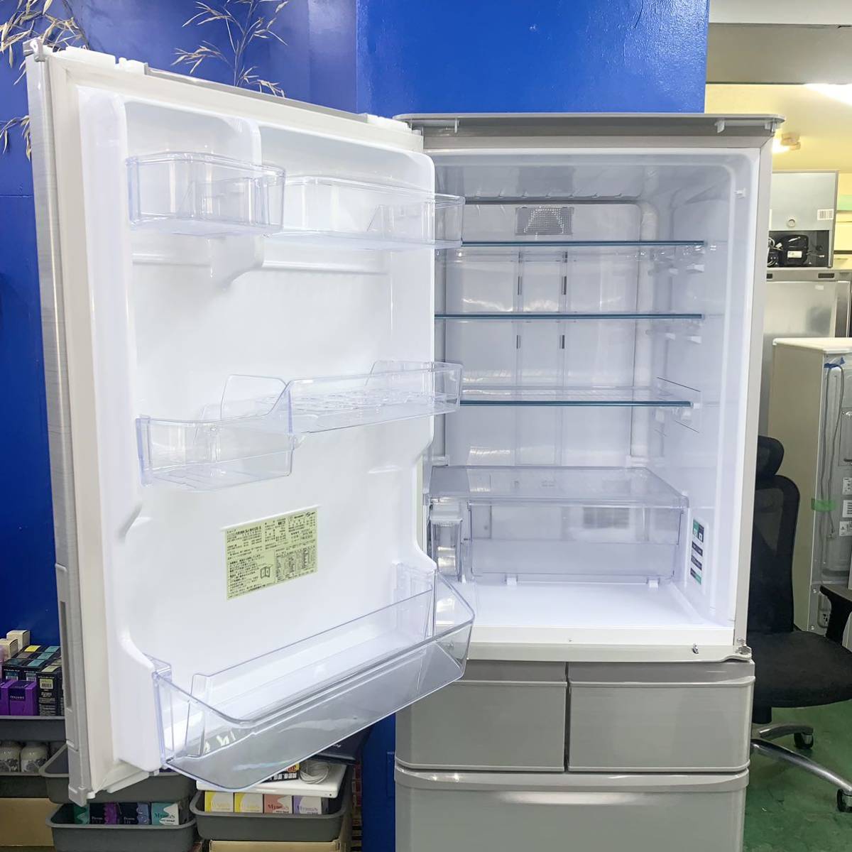 ◇SHARP◇冷凍冷蔵庫 2019年412L自動製氷左右開き 大阪市近郊配送無料