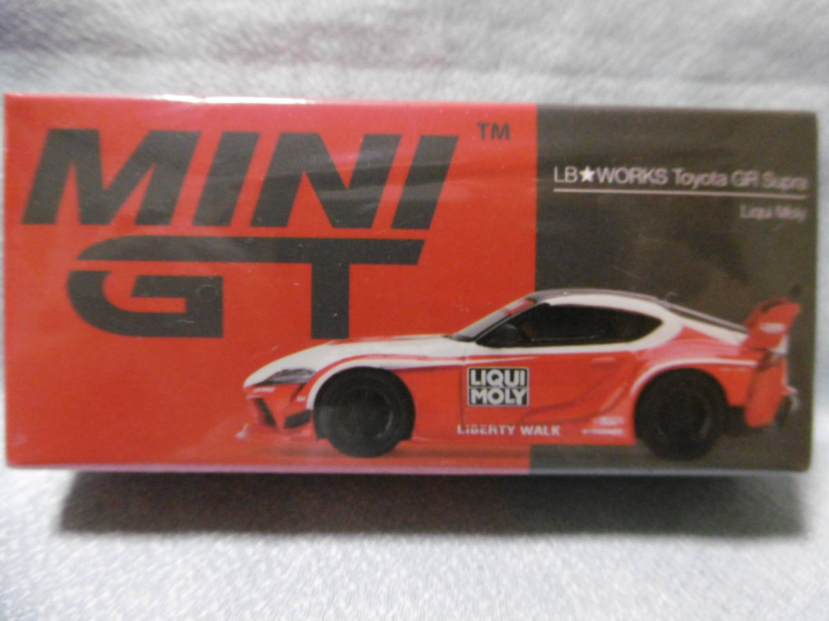 未開封新品 MINI GT 290 LB WORKS Toyota GR Supra Liqui Molyの画像1