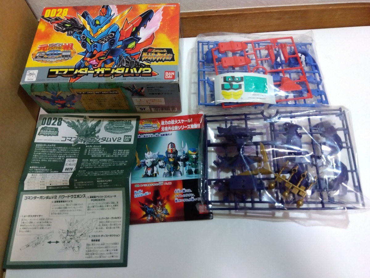 元祖SDガンダム】コマンダーガンダムV2 0028 未組立 新ガンダム 元祖SDガンダム】コマンダーガンダムV2 0028 未組立 新ガンダム
