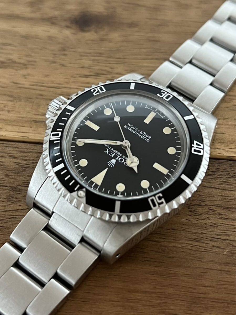 【a-watch名古屋】ロレックス(ROLEX)サブマリーナ 5513 ブラック(黒) 83番台 マキシダイアル トリチウム 中古_画像3