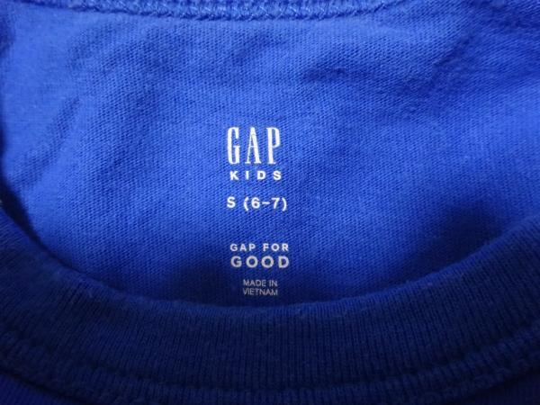 ★　GAP KIDS　ブルーの半袖Tシャツ120cm　★USED_画像3