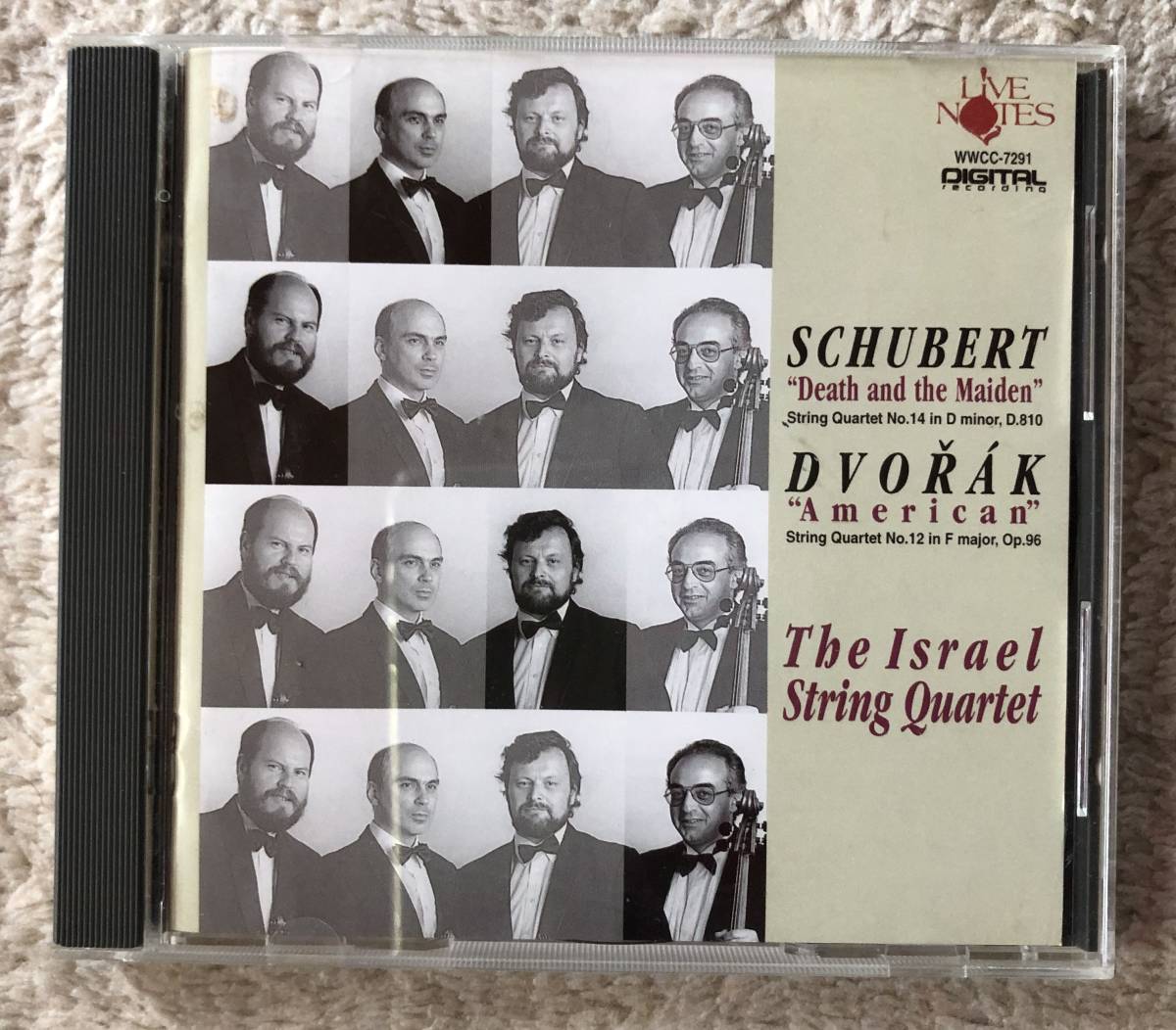 CD-June / NAMI Records / The Israel String Quartet / SCHUBERT_「Death and the Maiden」、DVORAK_「American」