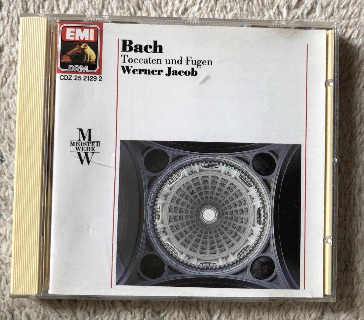 CD-May / 英 EMI Electrola / Werner Jacob (orgel) / BACH_Toccaten und Fugen BWV565, etc