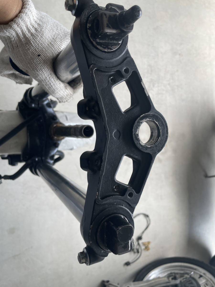 CBX550Fフロント周り一式】フロントフォーク、ダブルインボードセット