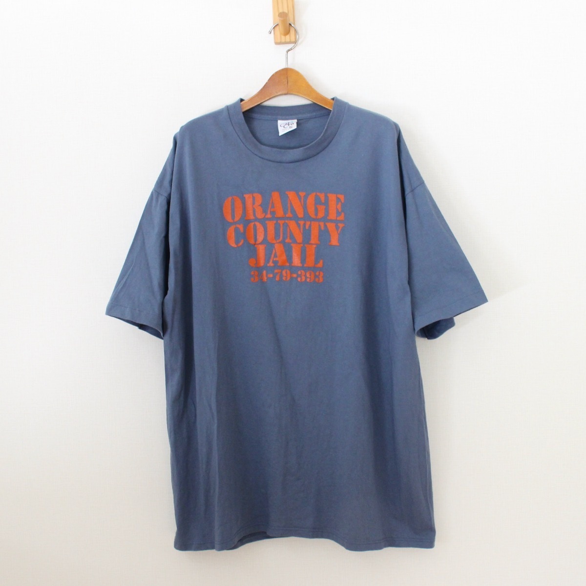 CalCru カルクルー 90s Tシャツ オレンジカウンティ刑務所もの USA製 鼠色 XL （w-02255）_画像1