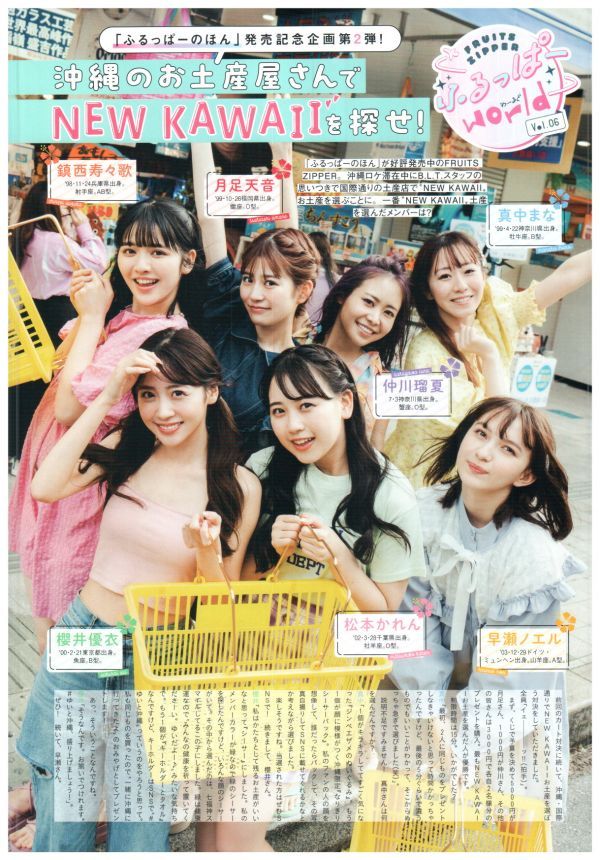 FRUITS ZIPPER(フルーツジッパー) 切り抜き 11.5ページ 送料 FRUITS ZIPPER(フルーツジッパー) 切り抜き 11.5ページ 送料