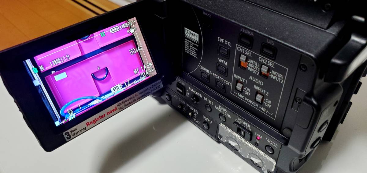 Panasonic メモリーカード カメラレコーダー AG-AF105 + 一眼 Panasonic メモリーカード カメラレコーダー AG-AF105 + 一眼