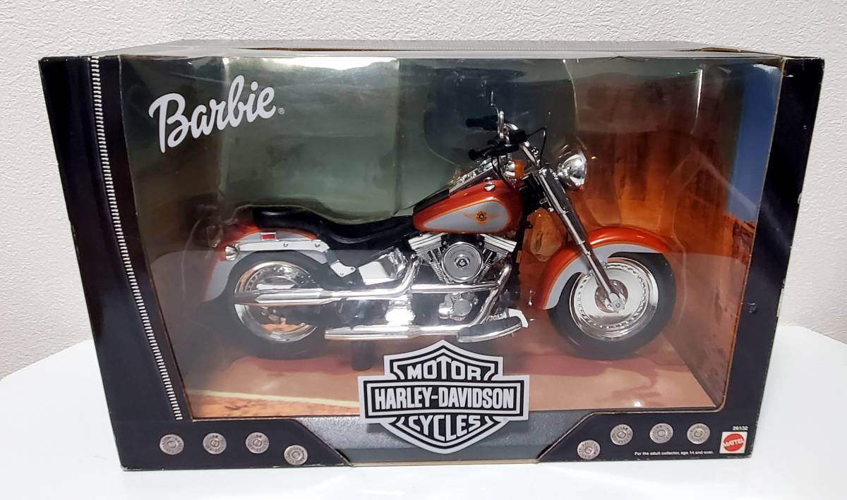 ビンテージ Harley Davidson ハーレーダビッドソン Barbie バービー人形 バイクレプリカ MATTEL レア希少品 未使用長期保管品