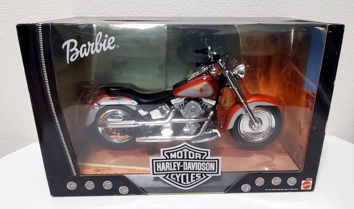 ビンテージ Harley Davidson ハーレーダビッドソン Barbie バービー人形 バイクレプリカ MATTEL レア希少品 未使用長期保管品_画像1