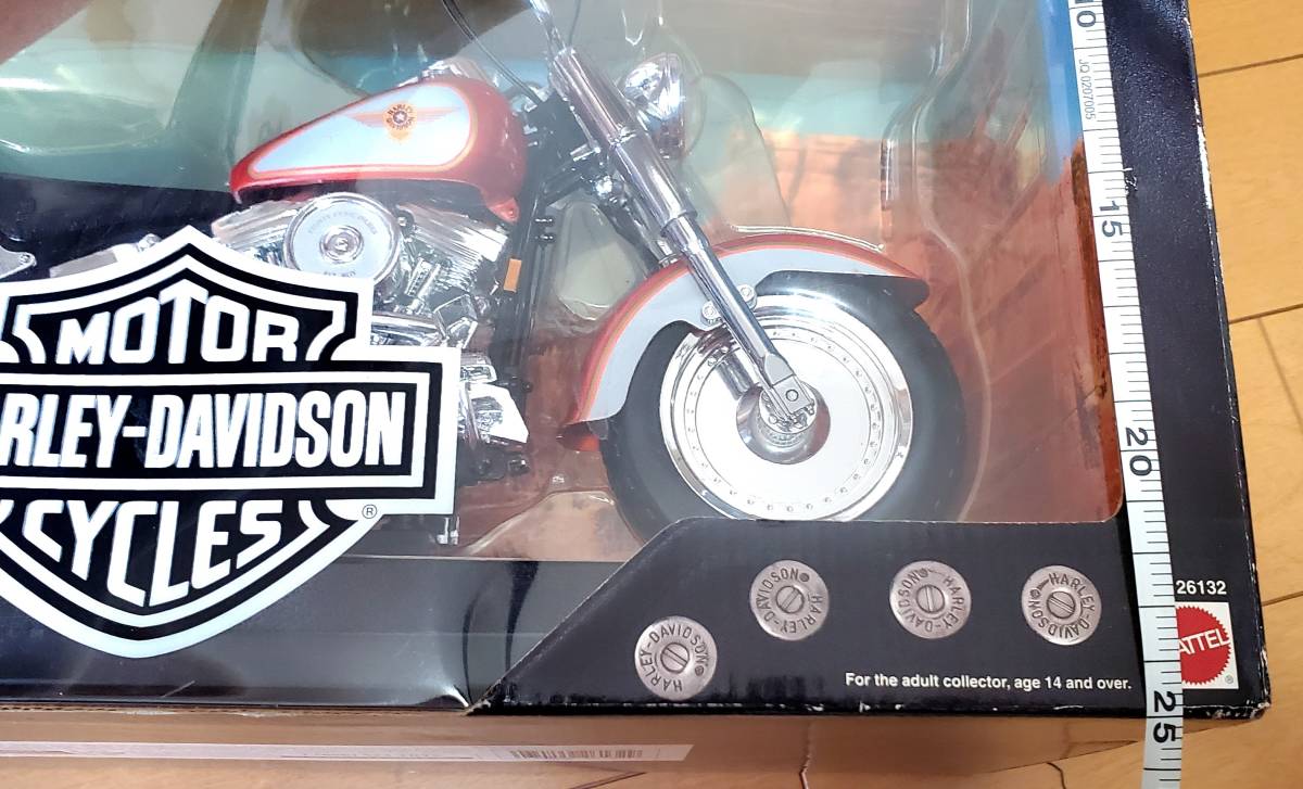 ビンテージ Harley Davidson ハーレーダビッドソン Barbie バービー人形 バイクレプリカ MATTEL レア希少品 未使用長期保管品_画像7