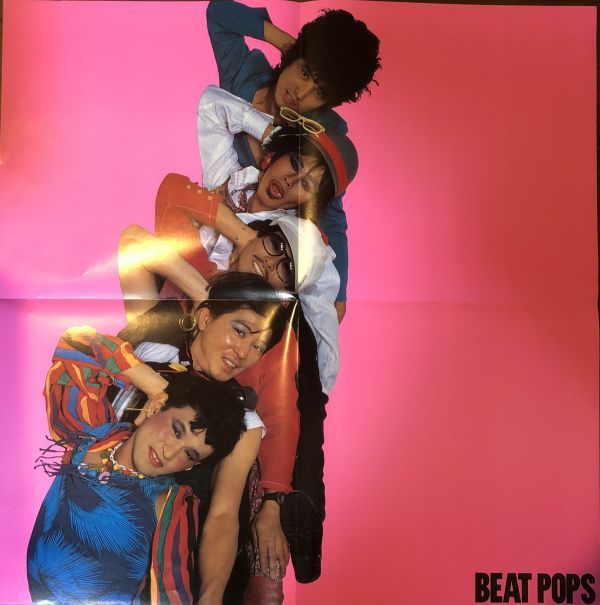  beautiful record RCsakseshon- BEAT POPS / L28N1003 / 1982 year / poster attaching / JPN