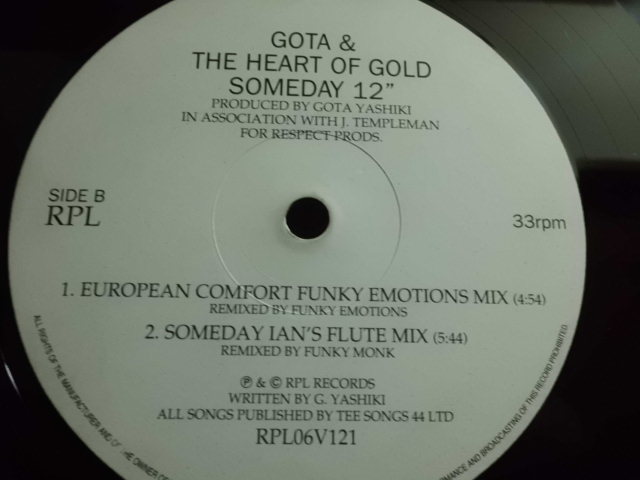 UK12' Gota & The Heart Of Gold Feat.Carroll Thompson/Someday-Brixton Flavour 12"Mix/Ian's Flute Mix _画像3