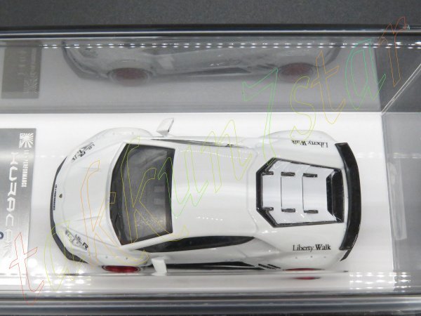 即決◆未開封◆ 1/64 OneワンモデルModel リバティーLibertyウォークwalkプレミアムコレクションLB-WORKS ウラカンHuracan LP610 White_画像4