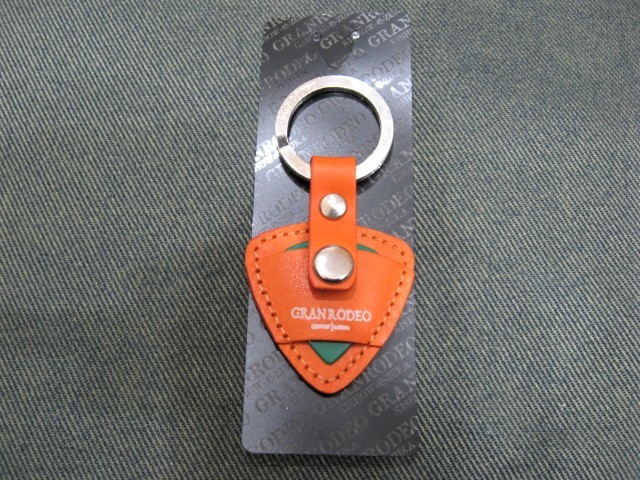 * new goods GRANRODEO gran Rodeo 2nd LIVE TOUR 2008-2009 ROCK INSTINCT hall limitation goods pick key holder orange 1 point 