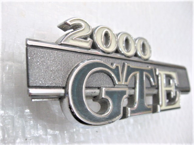 ★希少 2000GTE スカイライン ケンメリ GC111 NISSAN SKYLINE 79854-R4670 DATSUN 日産 リアエンブレム 1点 旧車 中古_画像3