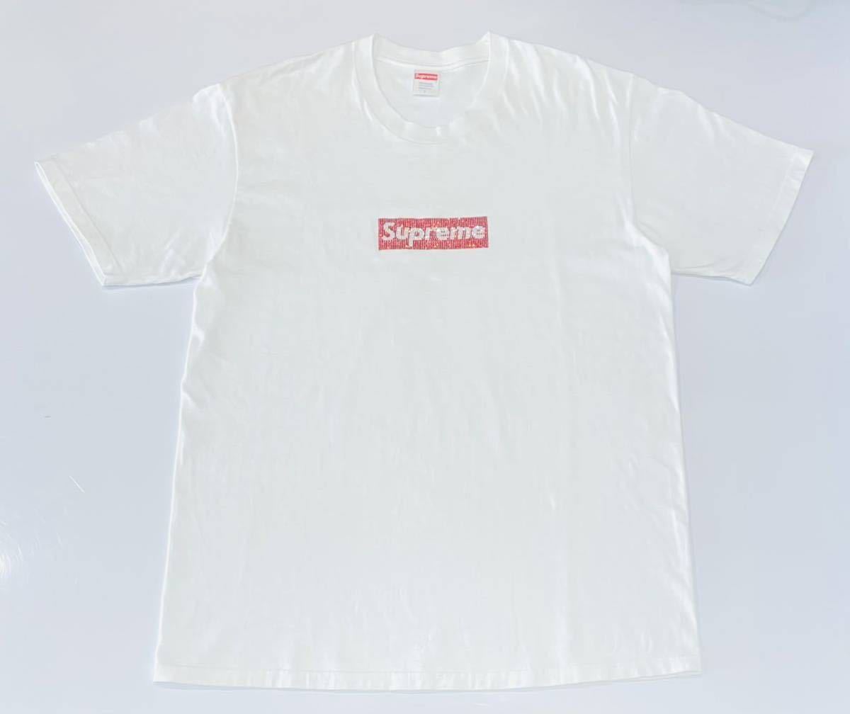 Supreme シュプリーム Tシャツ 25周年記念 スワロフスキー ボックス