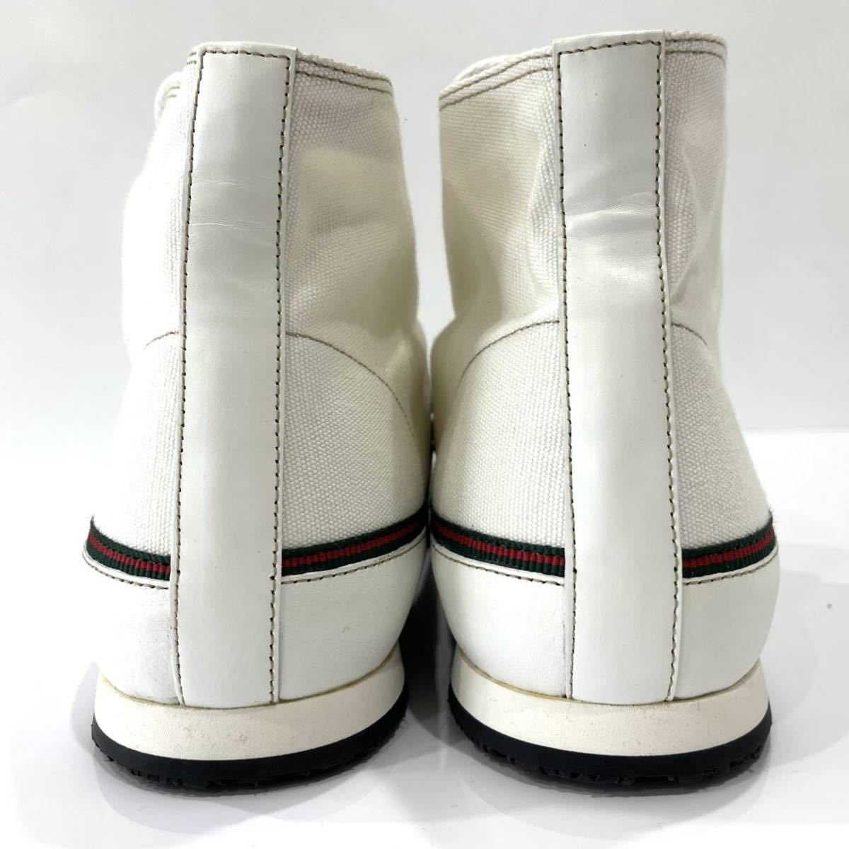 未使用 GUCCI グッチ ハイカット スニーカー シェリーライン 261209
