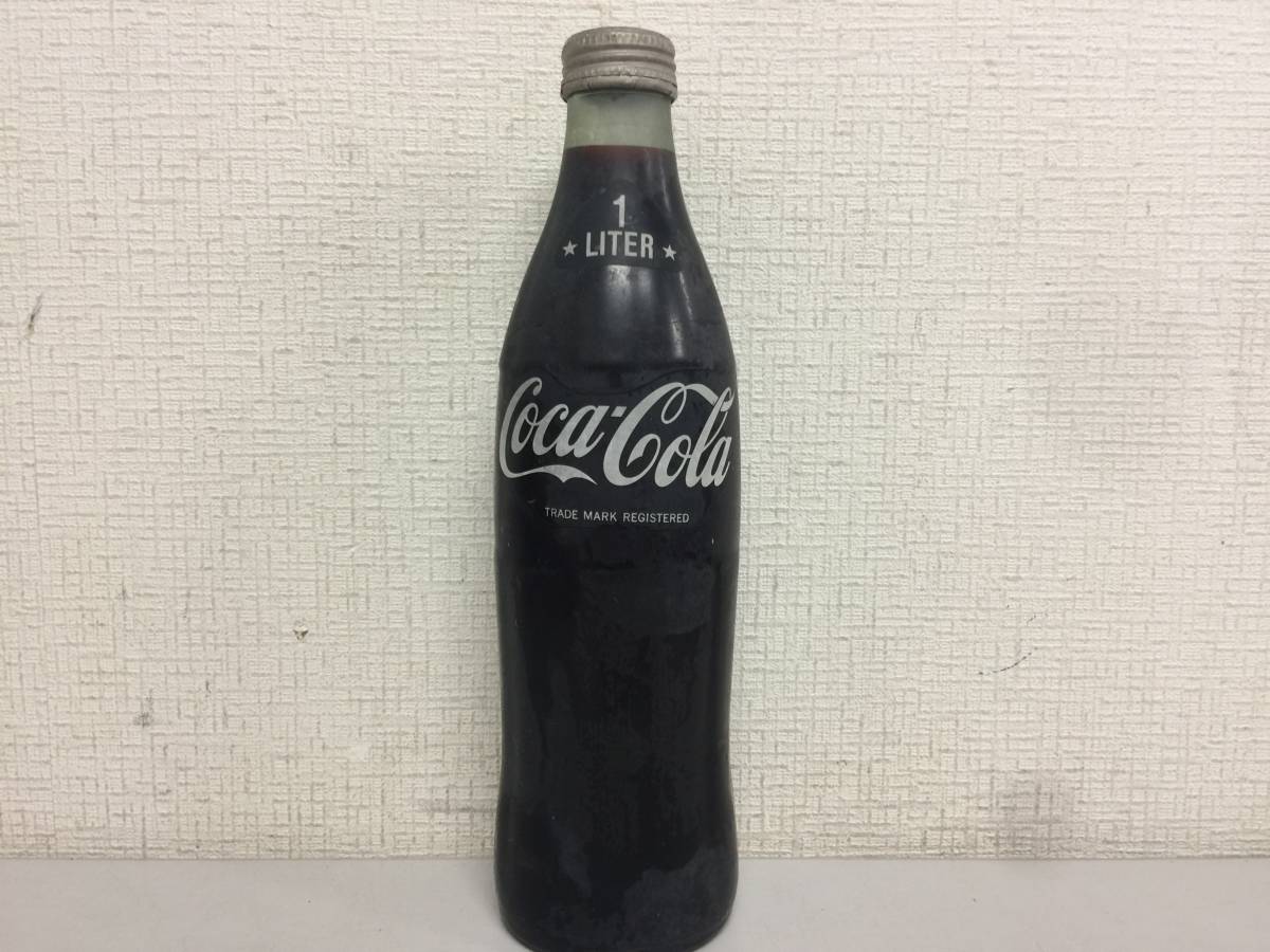 レトロ　コカ・コーラ　1LITER　サンプルボトル　ディスプレイ　激レア　当時物　　　　A5_画像1