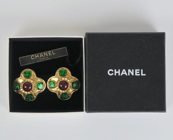 VINTAGE ヴィンテージ 94A CHANEL シャネル グリポア イヤリング