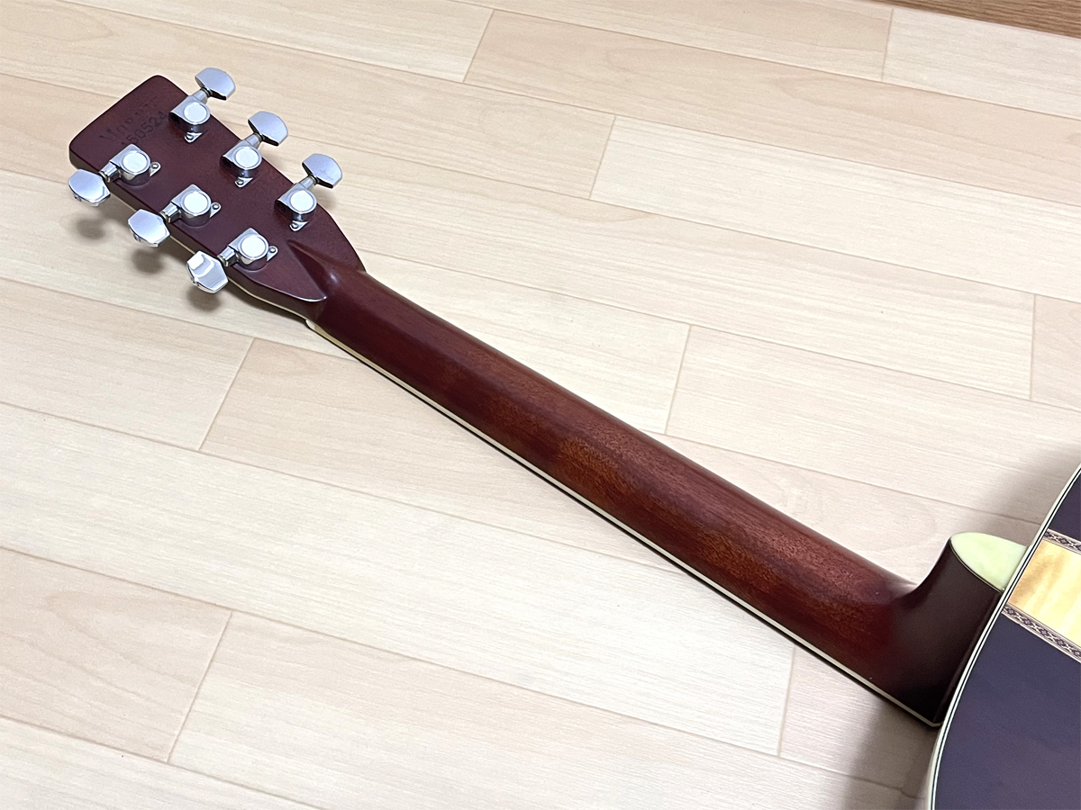 Morris TF W-50 アコースティックギター サンバースト 縦ロゴ モーリス