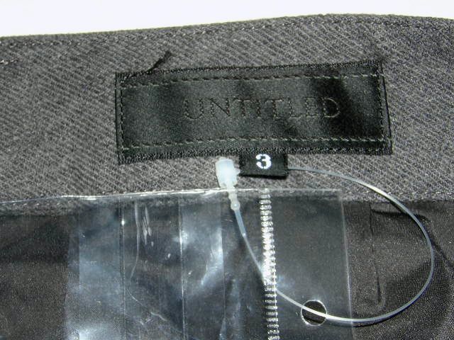  unused * Untitled UNTITLED| wool . pants 3/11 number gray 